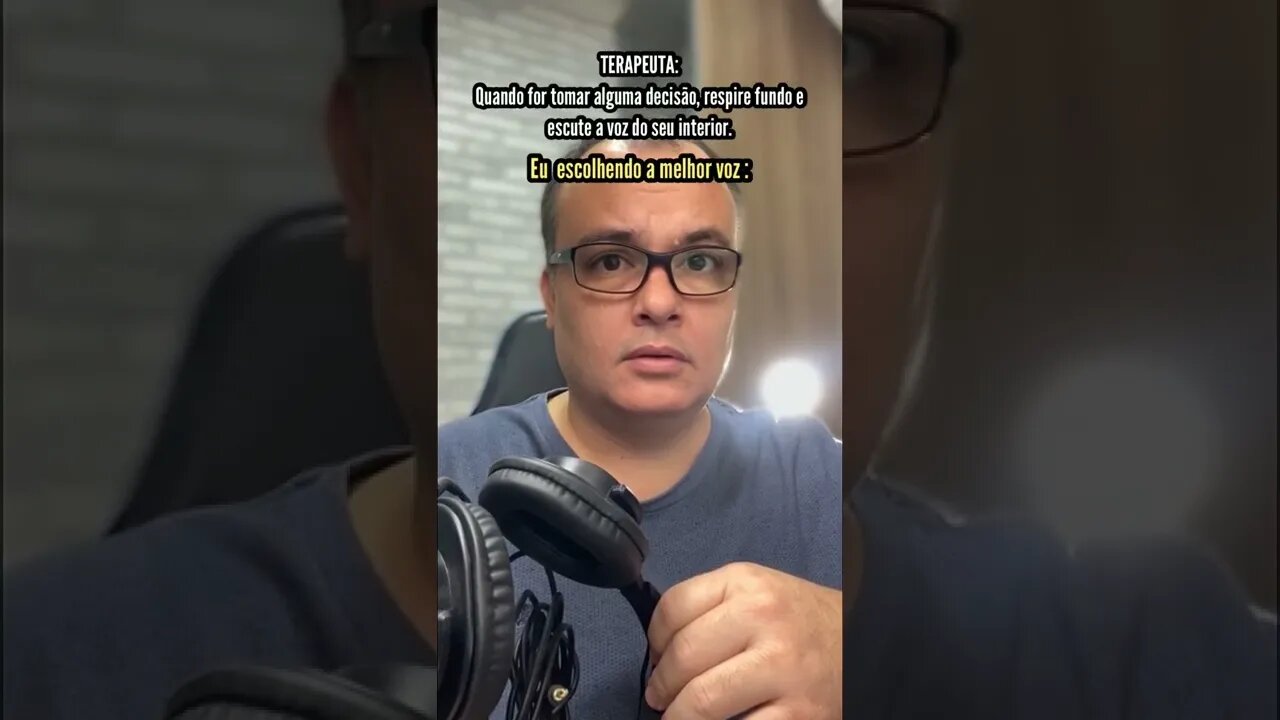 Quando o TERAPEUTA me diz pra ouvir meu Subconsciente #Shorts