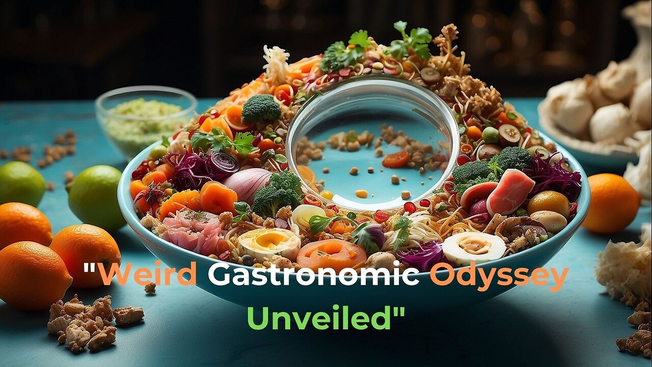 "Exotic Edibles Explored: Episode 1's Weird Food Odyssey!"