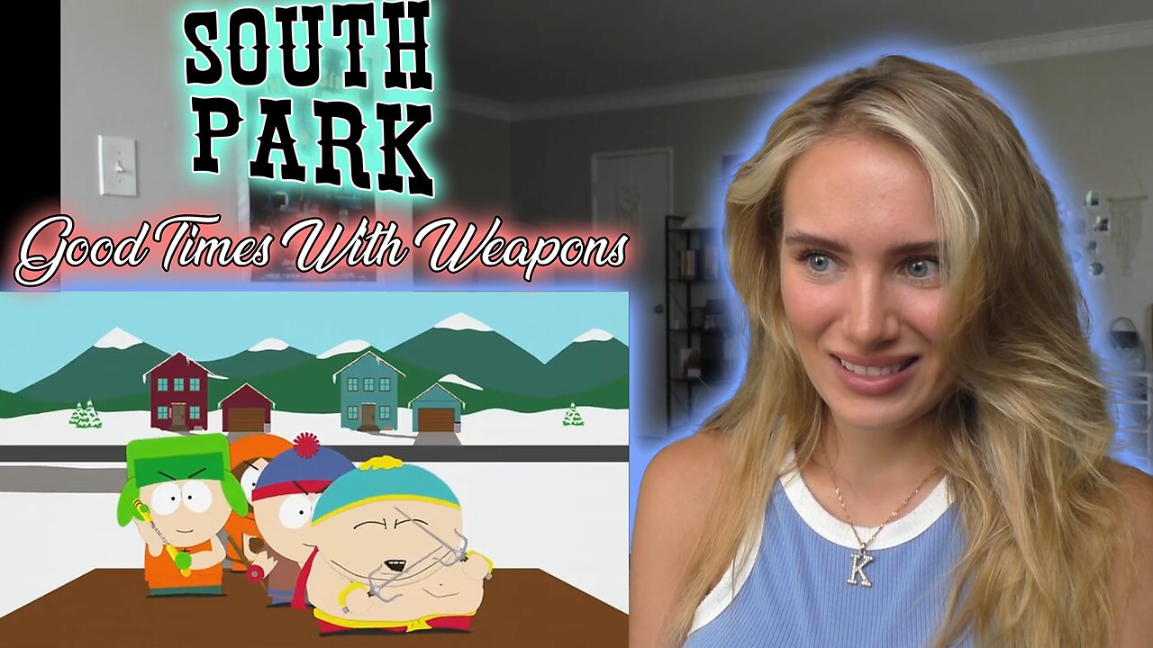 South Park S08E01-Good Times With Weapons! Russian Girl First Time Watching!!