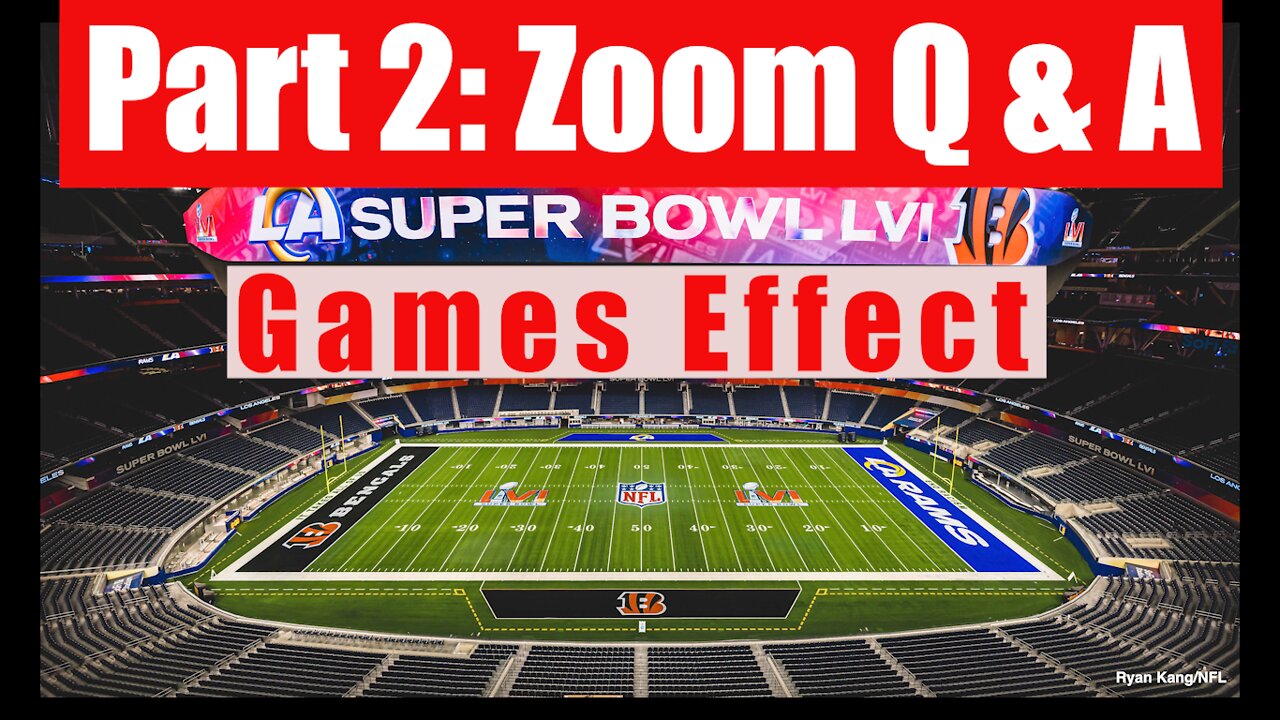 Super Bowl Games Effect: Q & A Zoom, Part 2 - Rob Mercury