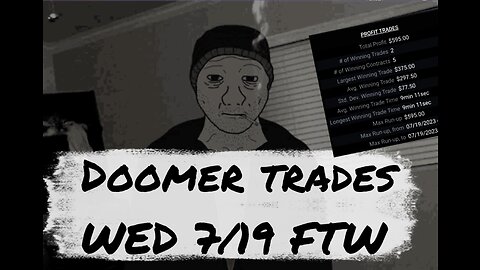 EPISODE 4/ Wednesday 719 $595 FTW - Taking the trade the market gives