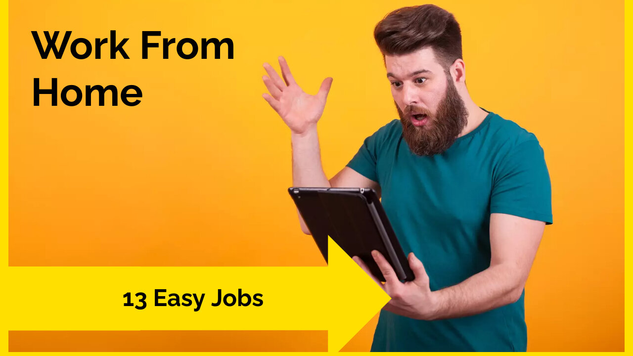 Work From Home Wonders: Top 13 Easy Jobs for 2024