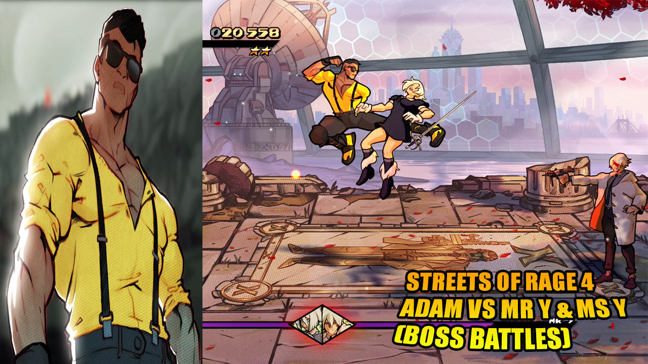 Streets Of Rage 4: Adam Vs Mr Y & Ms Y (Boss Battle)