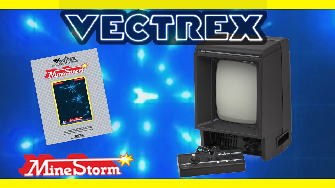The VECTREX system and MINE STORM