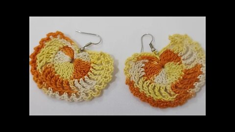 How to make a crochet earrings