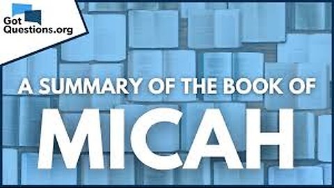 33. Holy Bible Micah