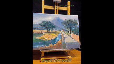 Round Brush Painting 🎨
