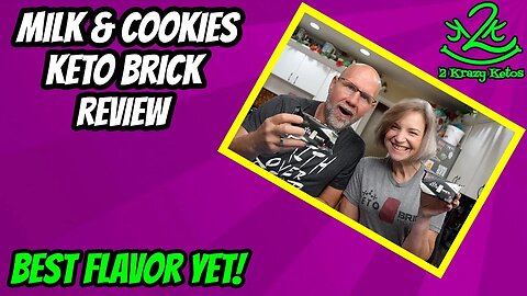 Milk and Cookies Keto Brick | Best flavor yet