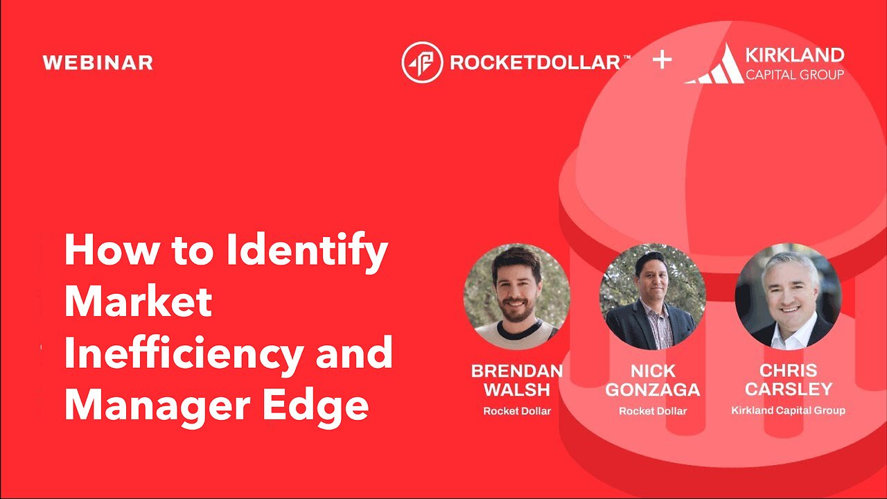 How to identify market inefficiency and manager edge?