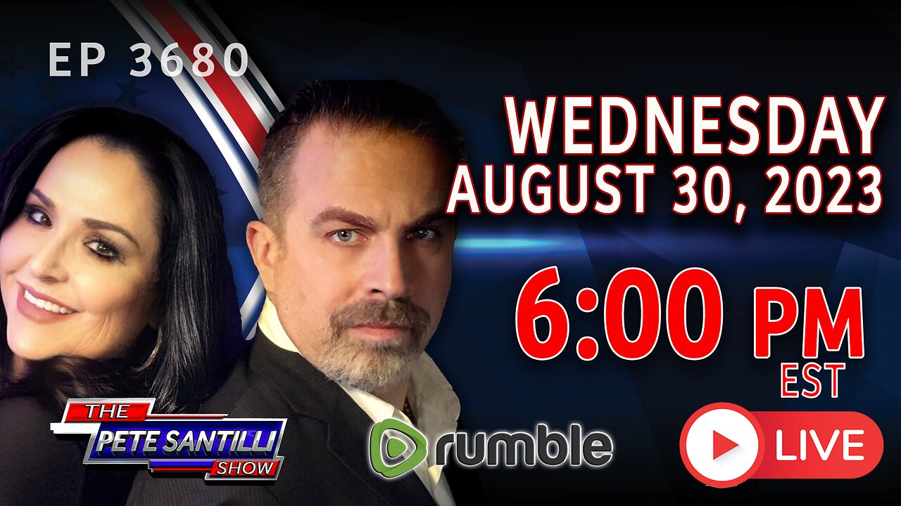 THE PETE SANTILLI SHOW #3680 8.30.23:MCCONNELL IS THE POSTER CHILD FOR OUR PEDOPHILE GERIOCRACY