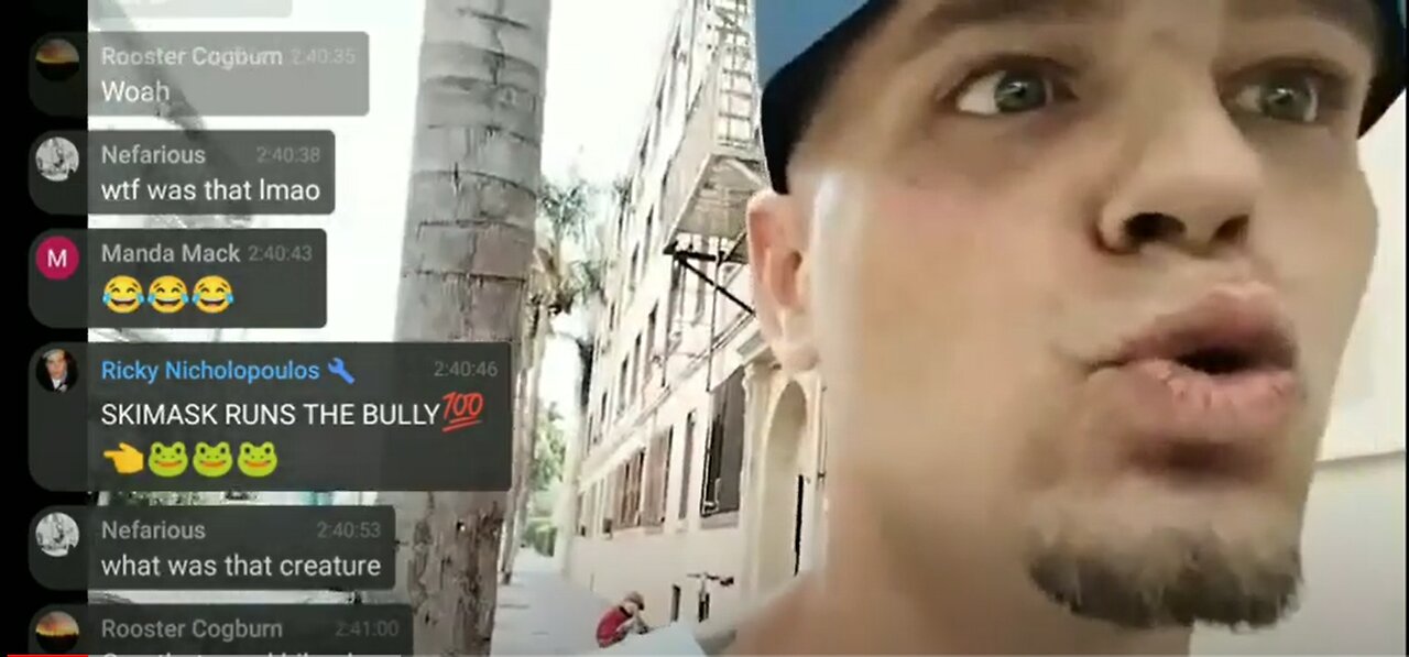 SkiMask Andy gets robbed on Hollywood Blvd