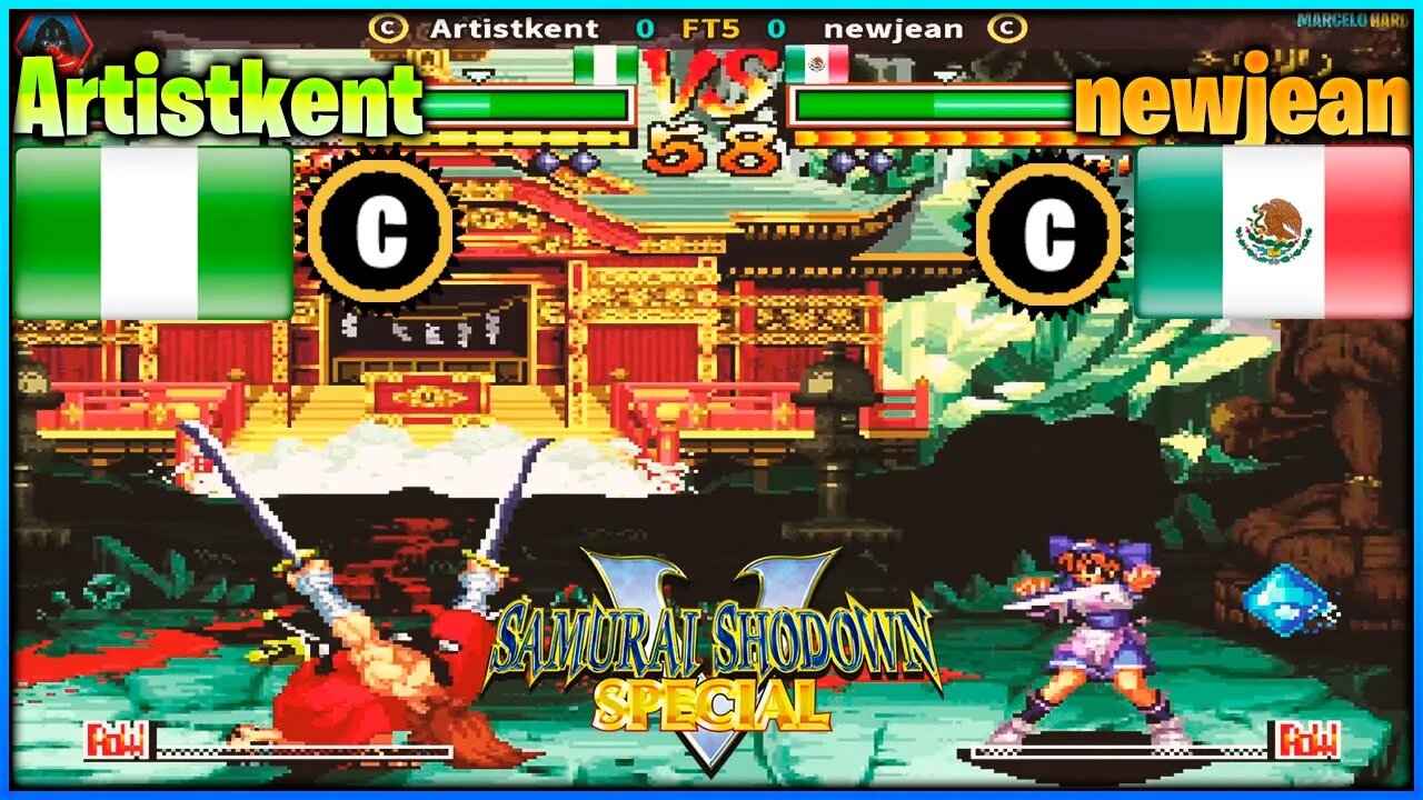 Samurai Shodown V Special (Artistkent Vs. newjean) [Nigeria Vs. Mexico]