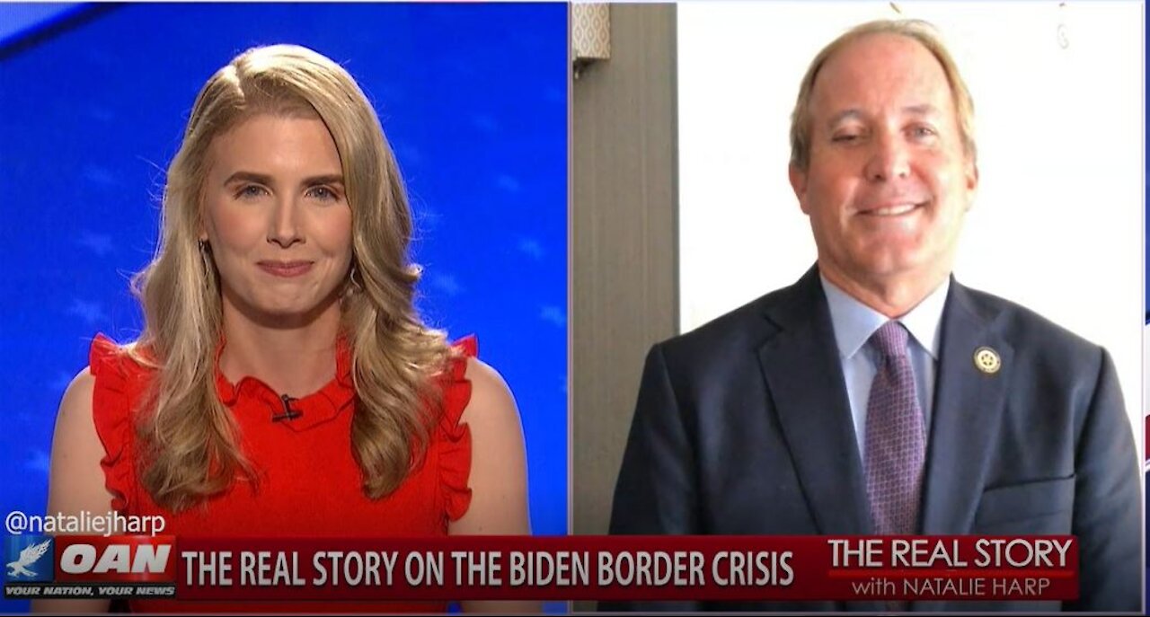 The Real Story - OAN Biden MIA at Border with Ken Paxton