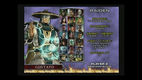 Mortal Kombat Deadly Aliance (PS2) - Raiden - Arcade Mode