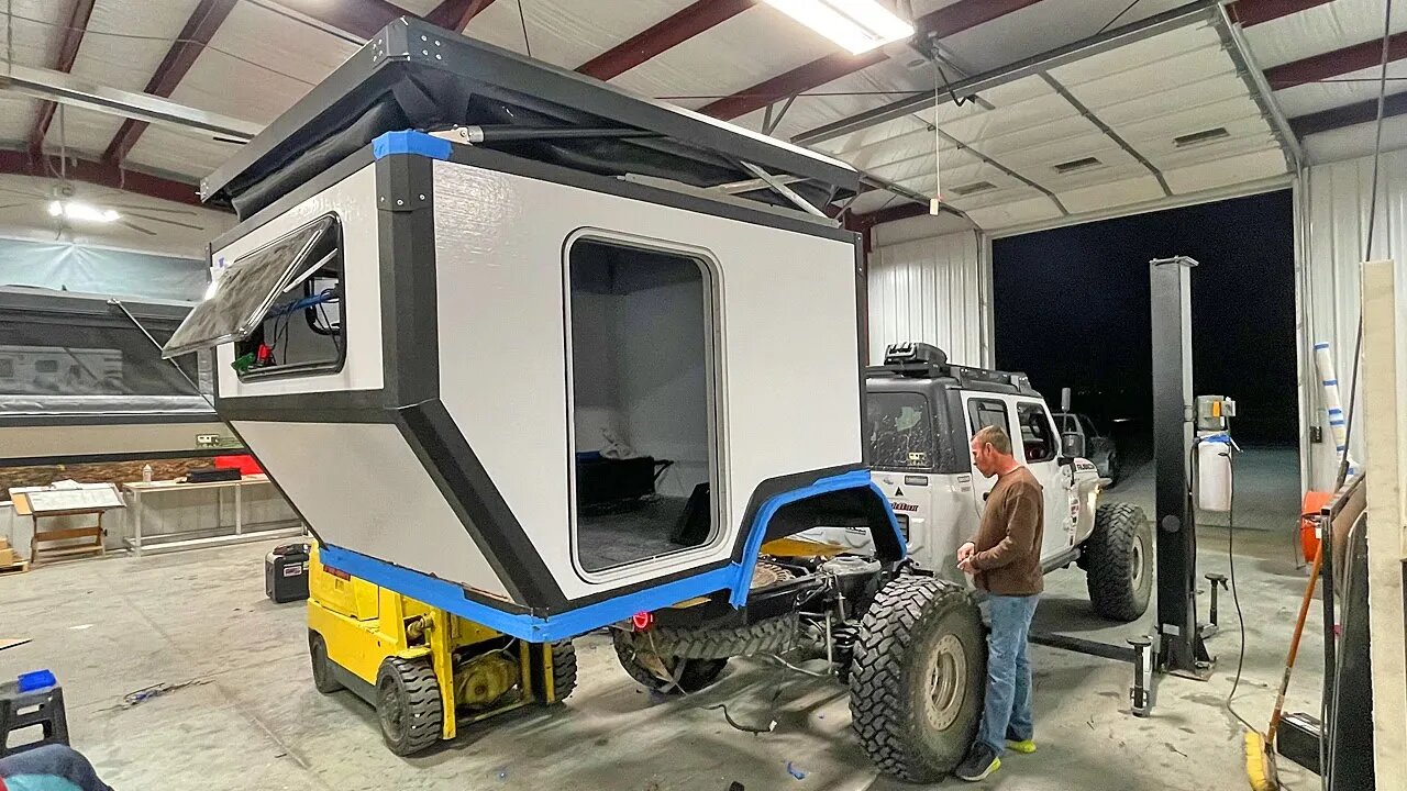 Permanently Mounting my Pop Up Truck Camper to my Jeep Gladiator