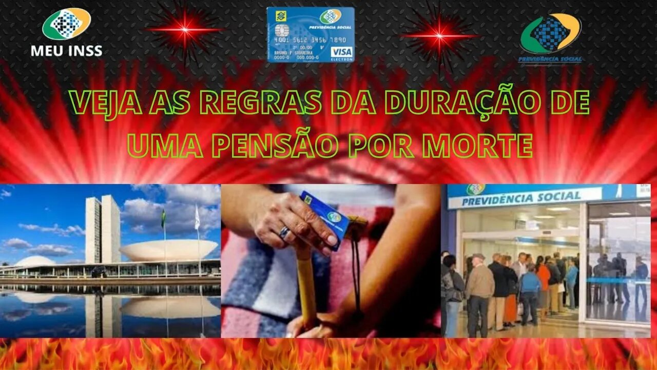 FRENTE E VERSO CARTÕES💳 PENSÃO POR MORTE É VITALÍCIA, OU POSSUI UM PERÍODO DE VIGÊNCIA?