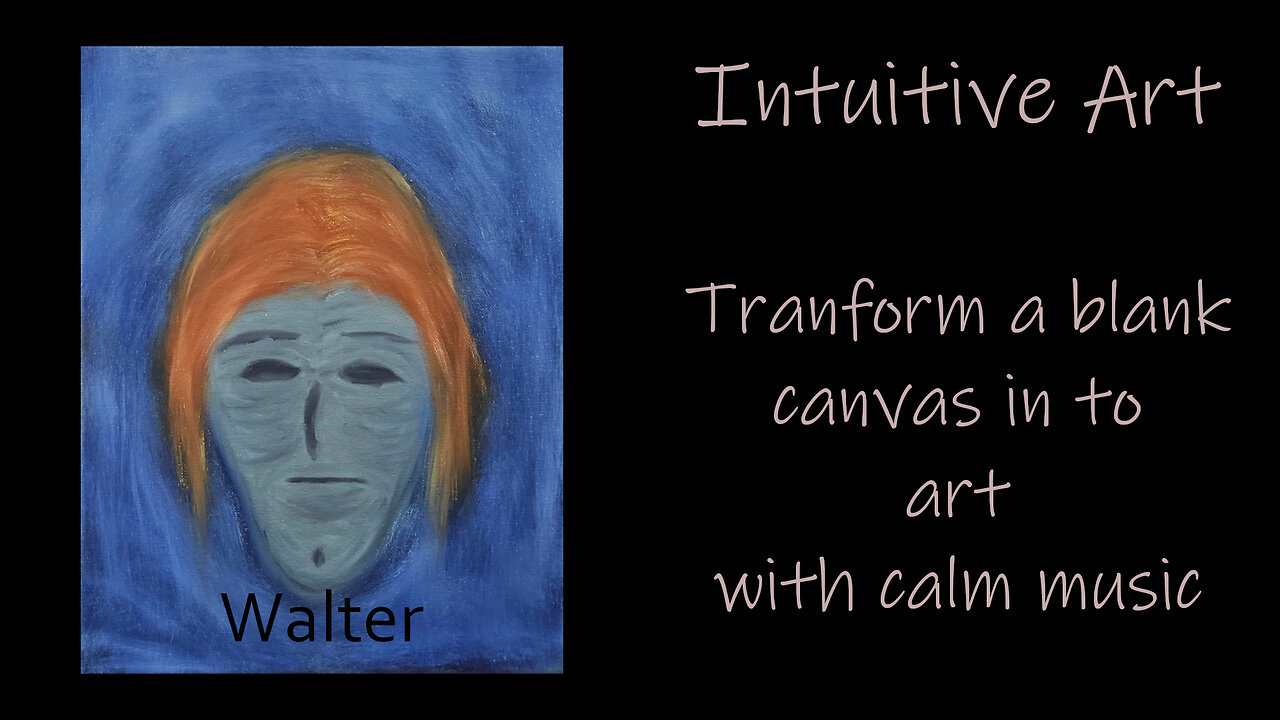 Intuitive Art: Transforming a Blank Canvas into a Haunting Face