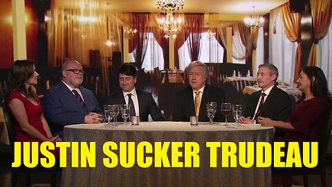 JUSTIN TRUDEAU SUCKING UP TO TRUMP AT MAR-A-LAGO