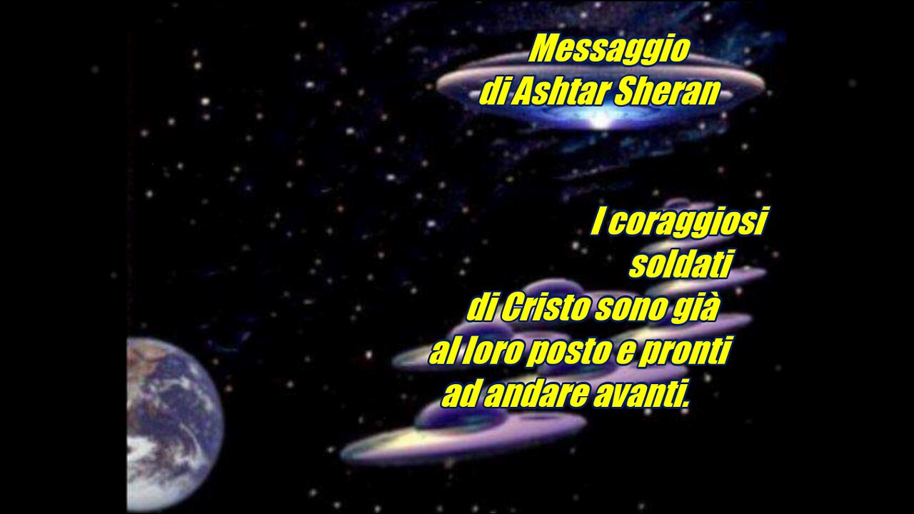 Ashtar Sheran . I coraggiosi soldati di Cristo sono già al loro posto e pronti ad andare avanti.