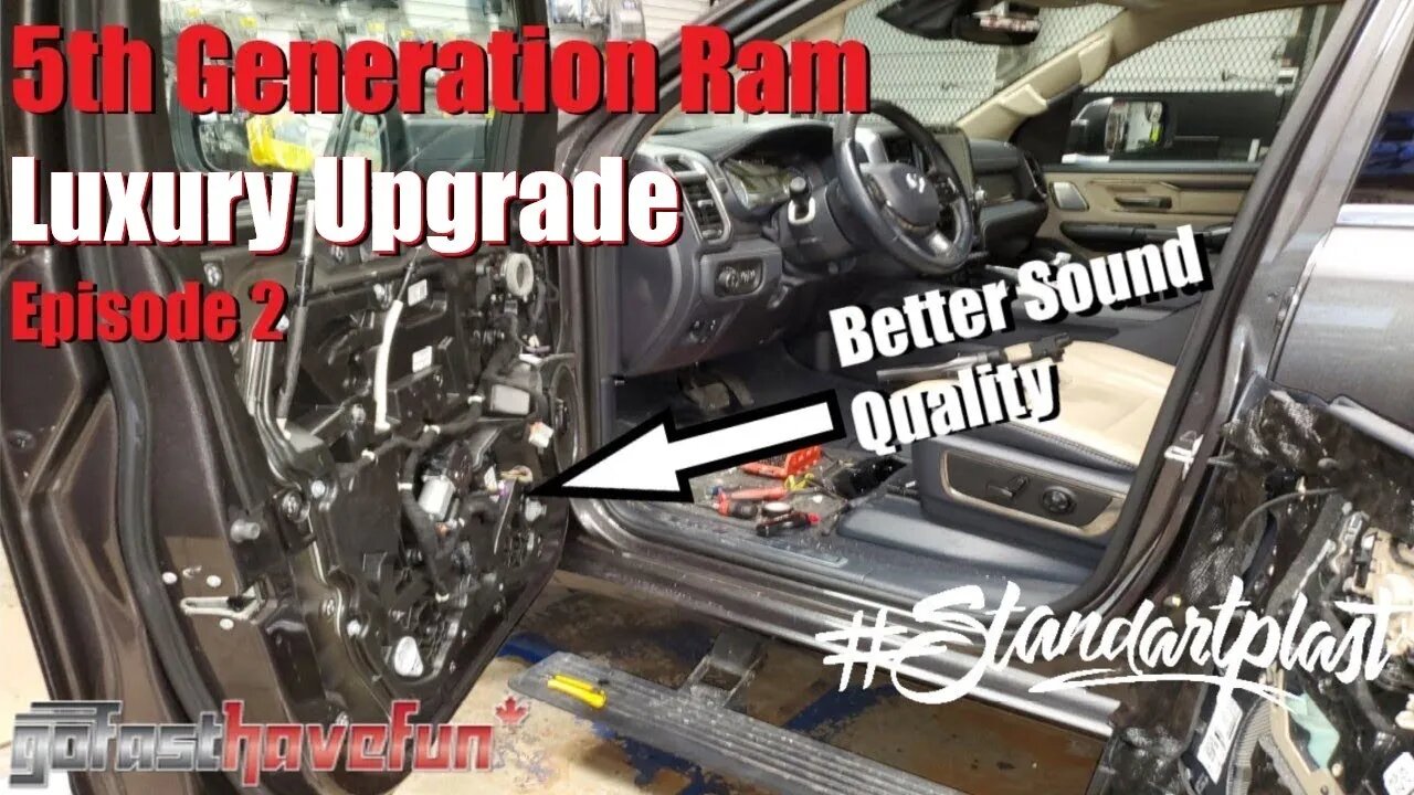 5th Gen 2019+ Ram Acoustic Material Upgrade Episode 2 (Standartplast Aero Review) | AnthonyJ350