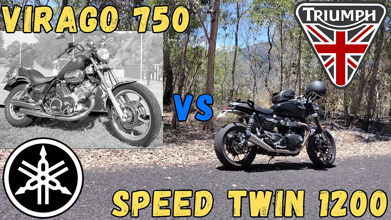 Triumph Speed Twin 1200 VS Yamaha Virago Xv750