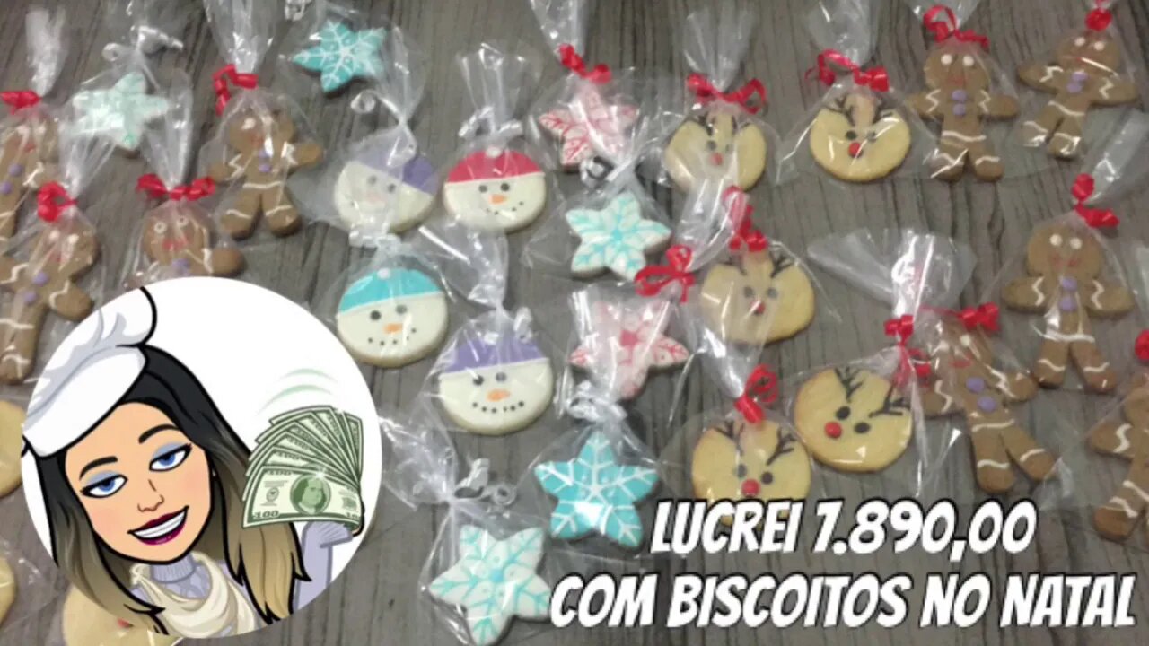 Lucrei quase 8 mil vendendo Biscoitos no Natal -É possivel viver bem apenas com a venda de biscoitos