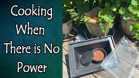 Off Grid Cooking Options From Live Show Episode 3