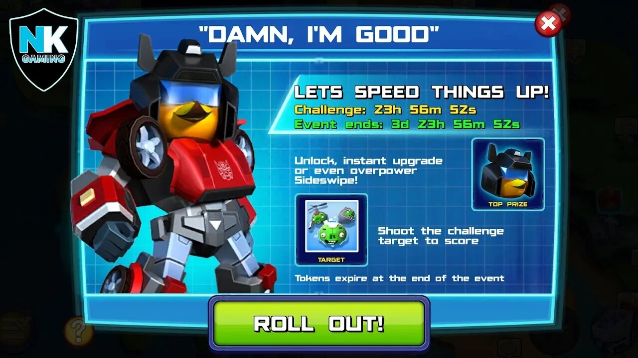 Angry Birds Transformers - Damn, I'm Good - Day 3 - Featuring Red Alert