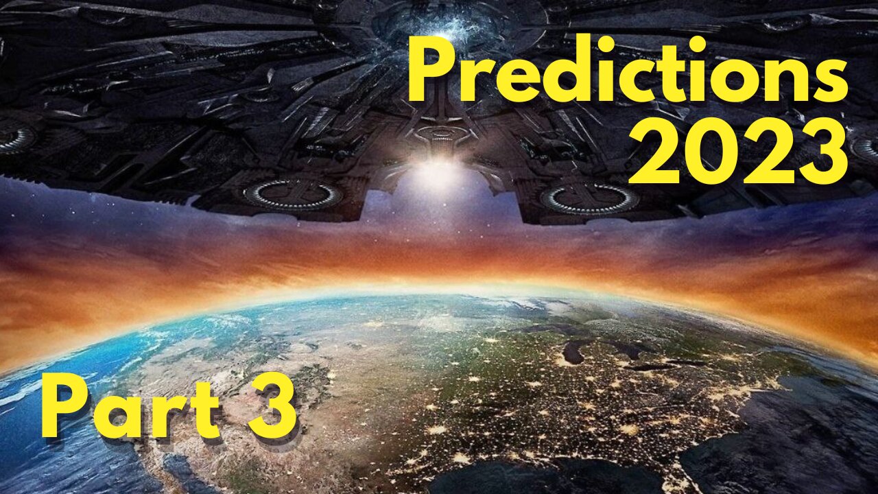 Predictions 2023 - Part 3 - Fake UFO invasion