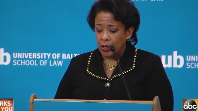 Loretta Lynch speaks about community policing