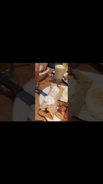 Massive breakfast from Cora’s