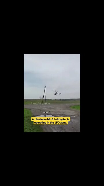 Ukrainian MI-8 Helicopter in Danger Zone #shorts #war #army