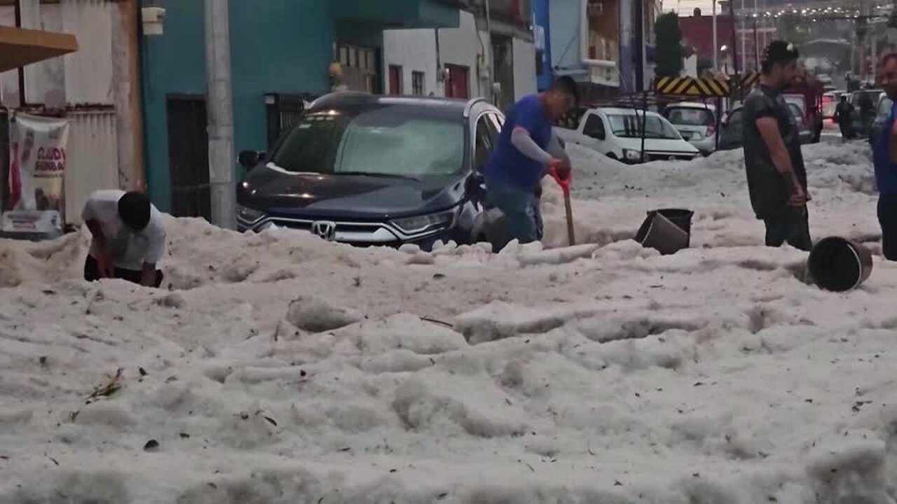 Monster Hail Kicks off Monsoon Season