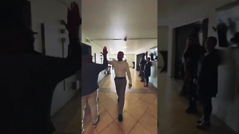 Not a regular Sunday Service 🙌🏽 Feasting with our members.