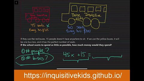 Algebraic Equation Word Problems | Problem 5