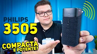 Philips TAS3505 | Caixa de Som Bluetooth com IPX7 e Compacta!