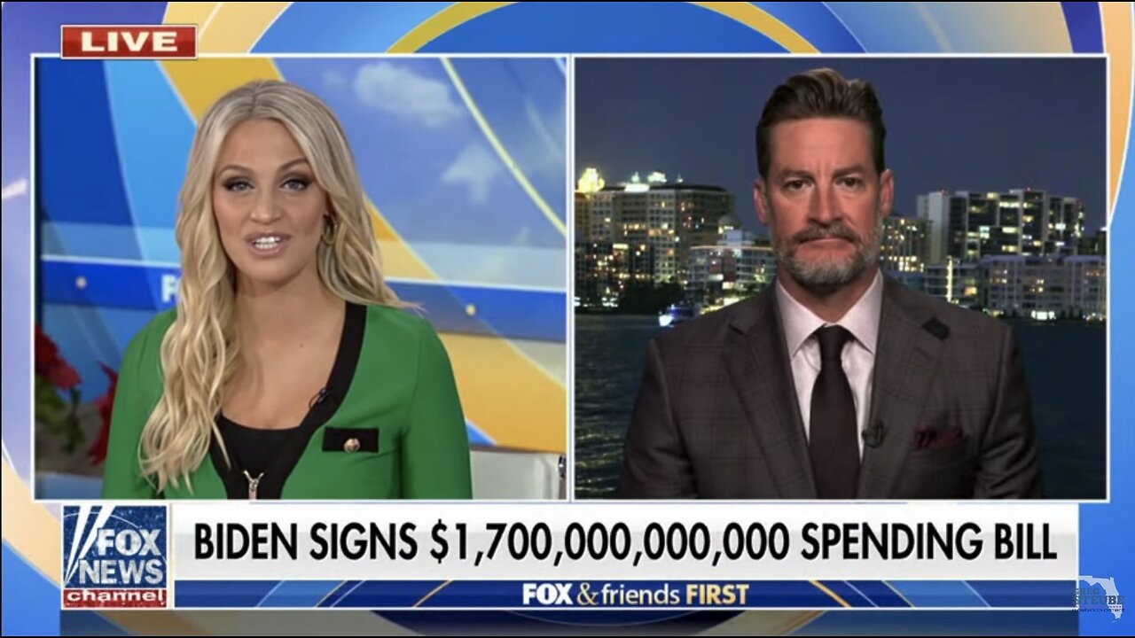 Joining Fox and Friends First to Discuss the $1.7 Trillion Omnibus