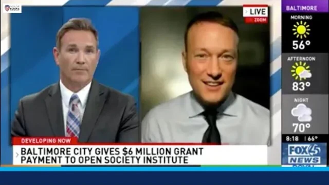 Fox 45: Open Society Institute Received A $6 Million City Grant From Baltimore