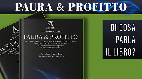 PAURA & PROFITTO - i RAPORTI UFFICIALI AIFA, le REAZIONI AVVERSE, i DECESSI, le MEZZE VERITA'