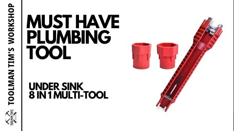 MUST HAVE DIY PLUMBING TOOL - Under $15 - 8 in 1 Under-sink Multi-Tool
