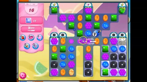 Candy Crush Level 2806 Audio Talkthrough for Candy Crush Saga & Winter Festival 17, Saltnado 38