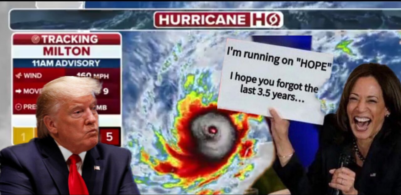 Hurricane Milton Scares Experts & Will Be Deciding Factor In 2024 ELECTION