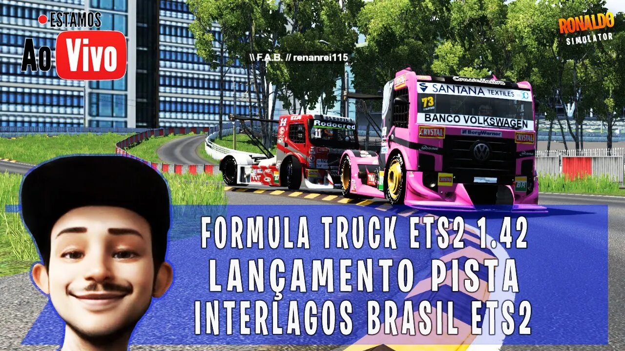 FORMULA TRUCK LANÇAMENTO PISTA INTERLAGOS BRASIL ETS2 1.42