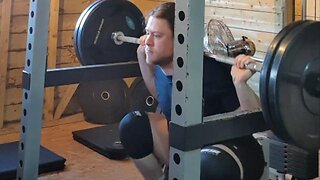 5x10 Fast ATG 90 Kgs High-Bar Squats.