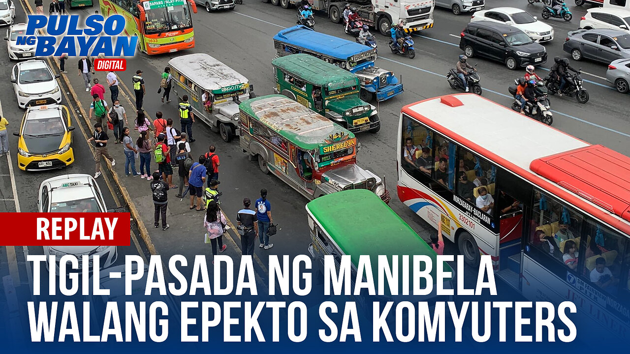 Tigil-pasada ng grupong Manibela, hindi ramdam ng mga komyuters