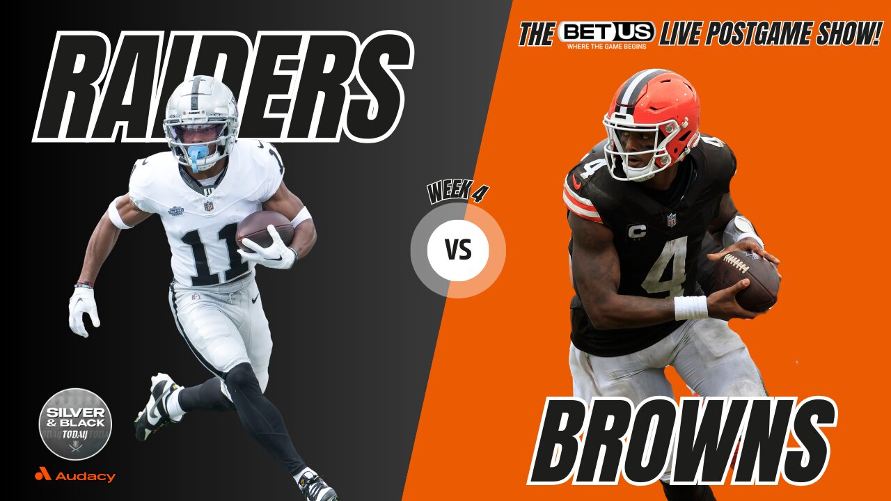 Raiders vs Browns BetUS Postgame BREAKDOWN Week 4