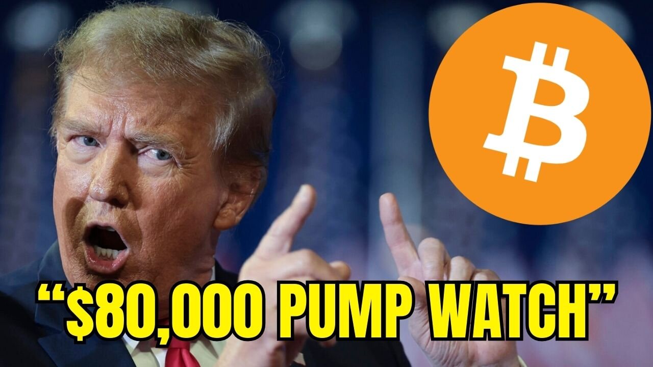 Bitcoin $80,000 LIVE Trump Pump Watch