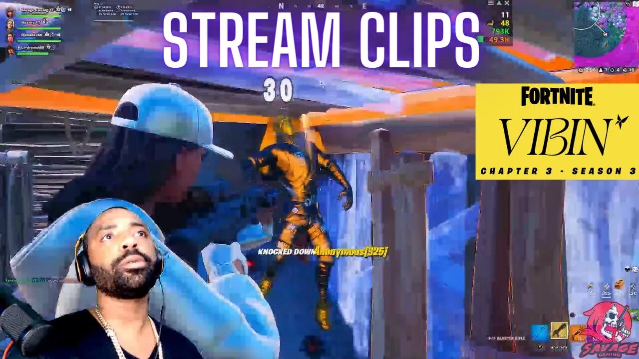 FORTNITE [LIVE] STREAM CLIPS CHAPTER 3 SEASON 3