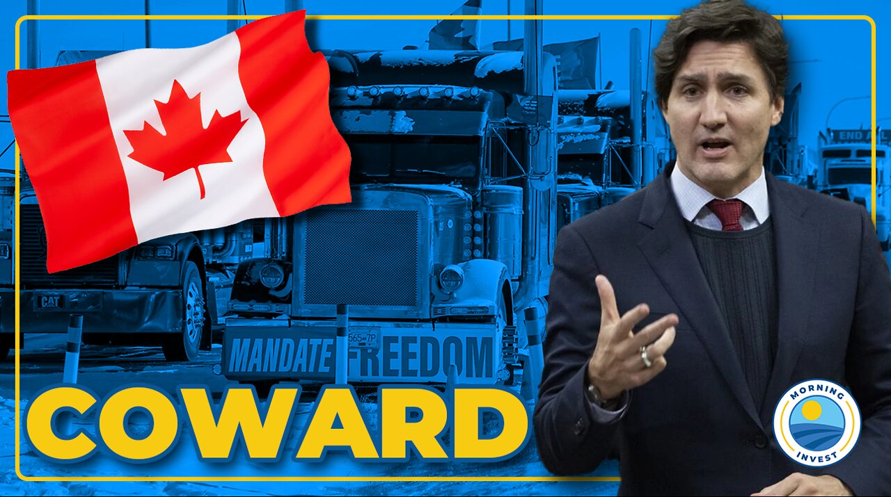 Coward Trudeau missing while Ottawa truckers freeze, Trump slams Go Fund Me and Facebook