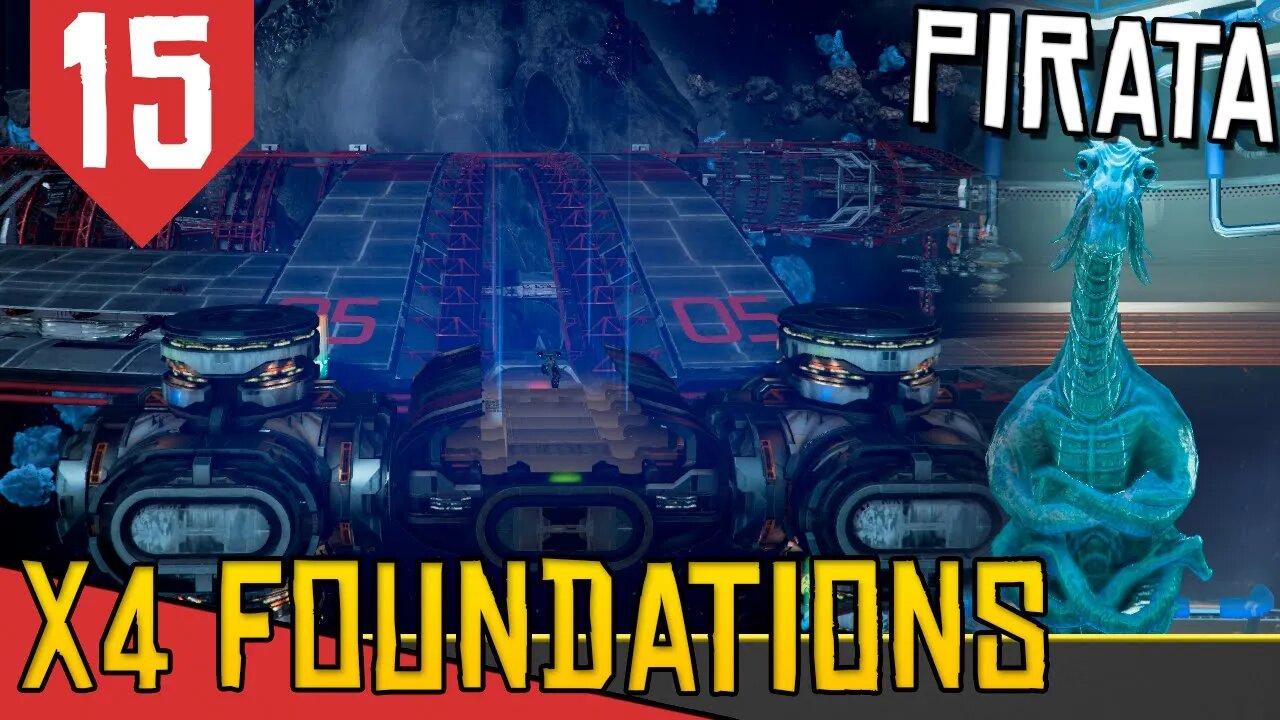 Meu QUARTEL GENERAL de PESQUISA - X4 Foundations Tides of Avarice #15 [Gameplay Português PT-BR]